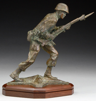 WWII Infantry Memorial Maquette