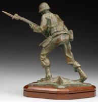 WWII Infantry Memorial Maquette